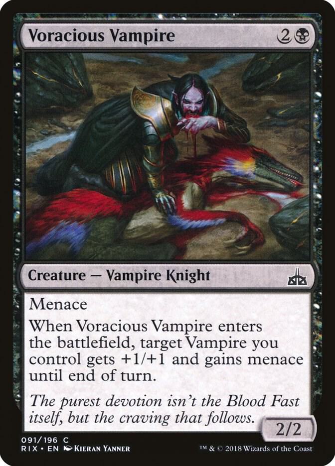 Voracious Vampire [Rivals of Ixalan] 91