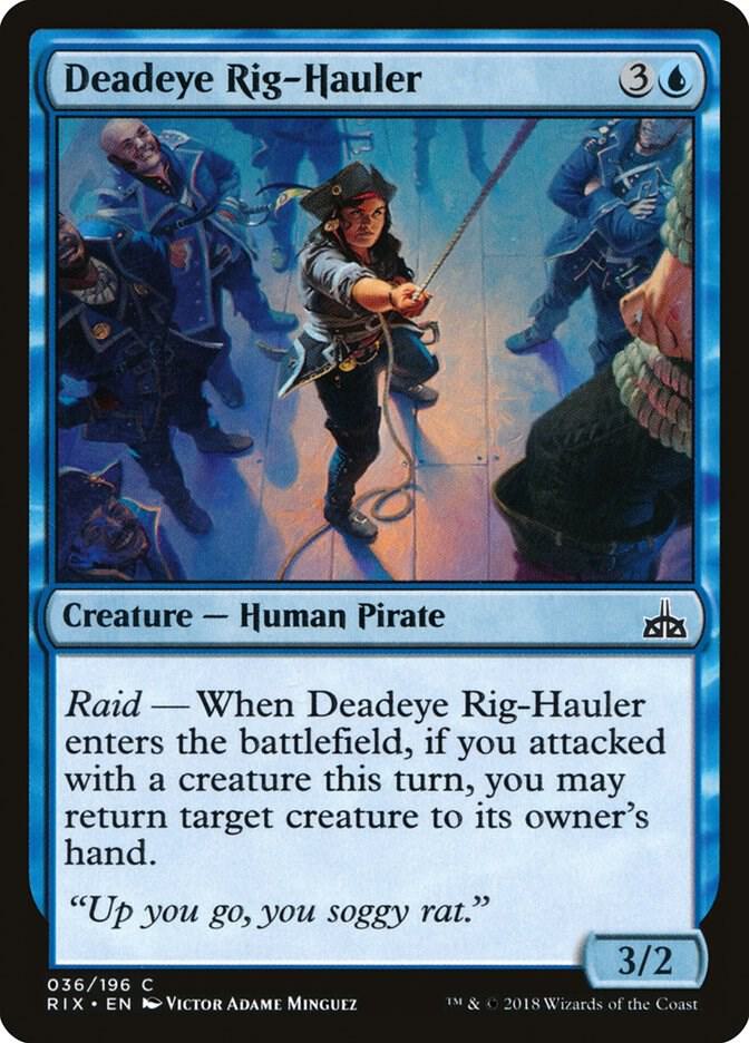 Deadeye Rig-Hauler [Rivals of Ixalan] 36