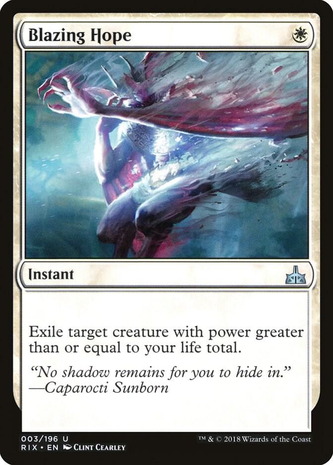 Blazing Hope [Rivals of Ixalan] 3