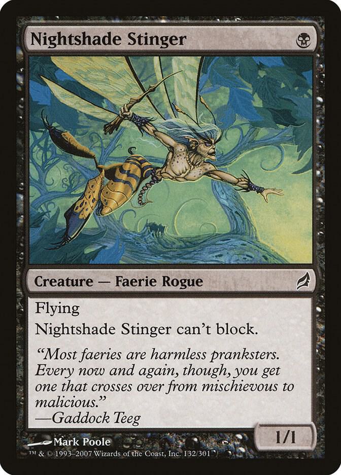 Nightshade Stinger [Lorwyn] 132