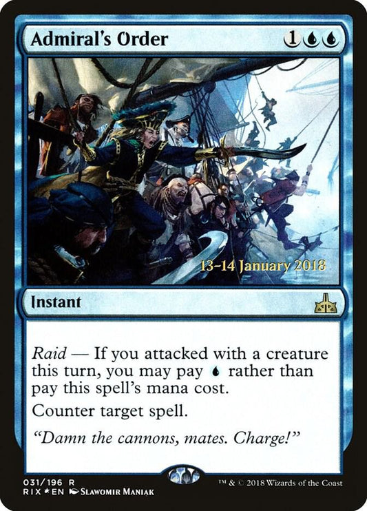 Admiral's Order [Prerelease Cards] 31