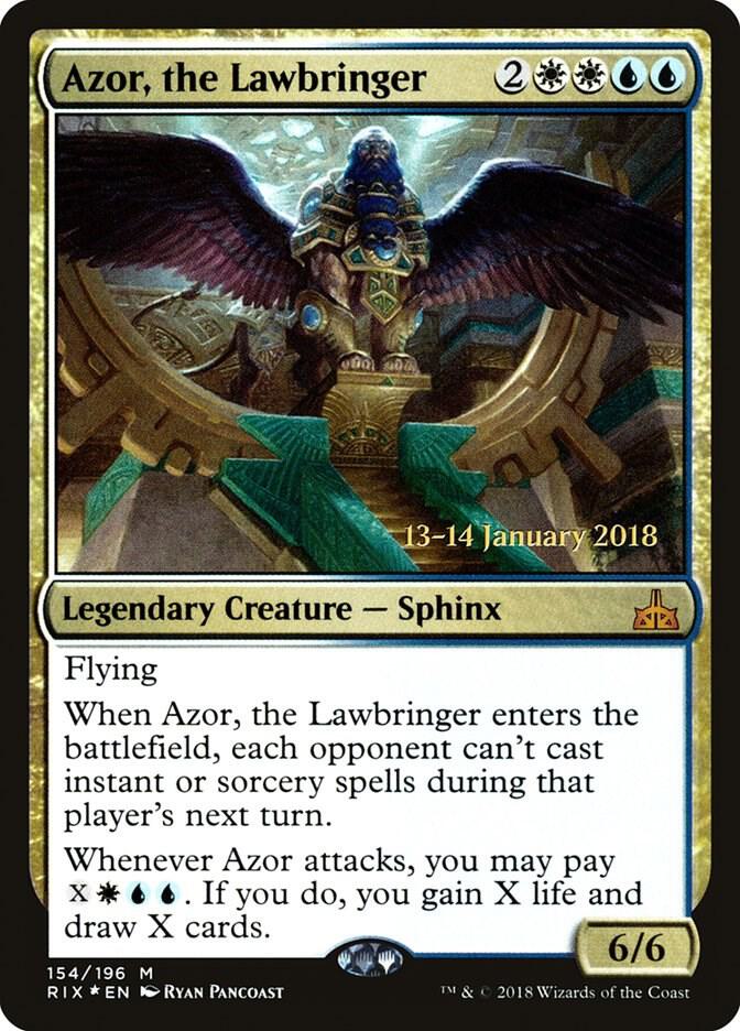 Azor, the Lawbringer [Prerelease Cards] 154