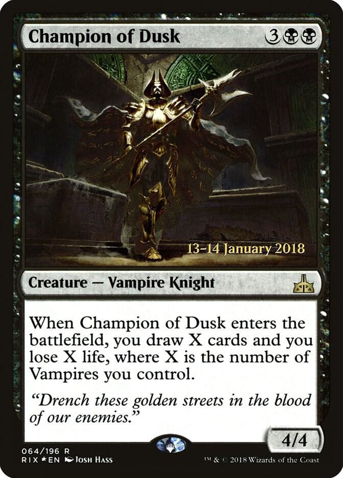 Champion of Dusk [Prerelease Cards] 64
