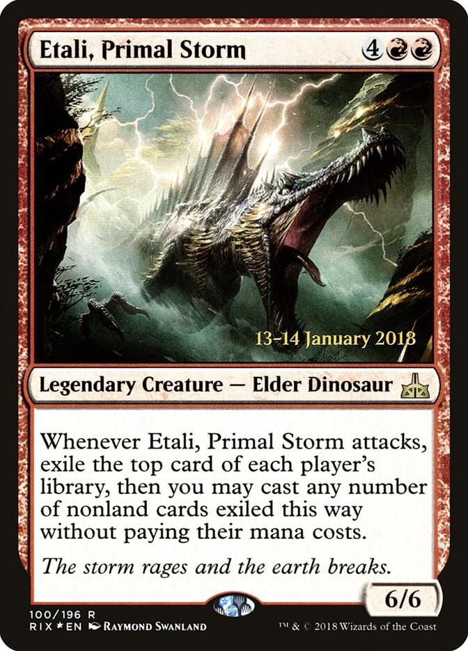 Etali, Primal Storm (RIX) [Prerelease Cards] 100
