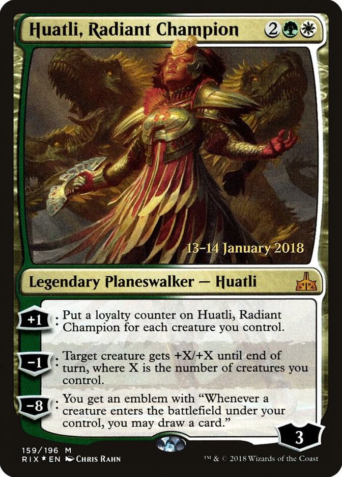 Huatli, Radiant Champion [Prerelease Cards] 159
