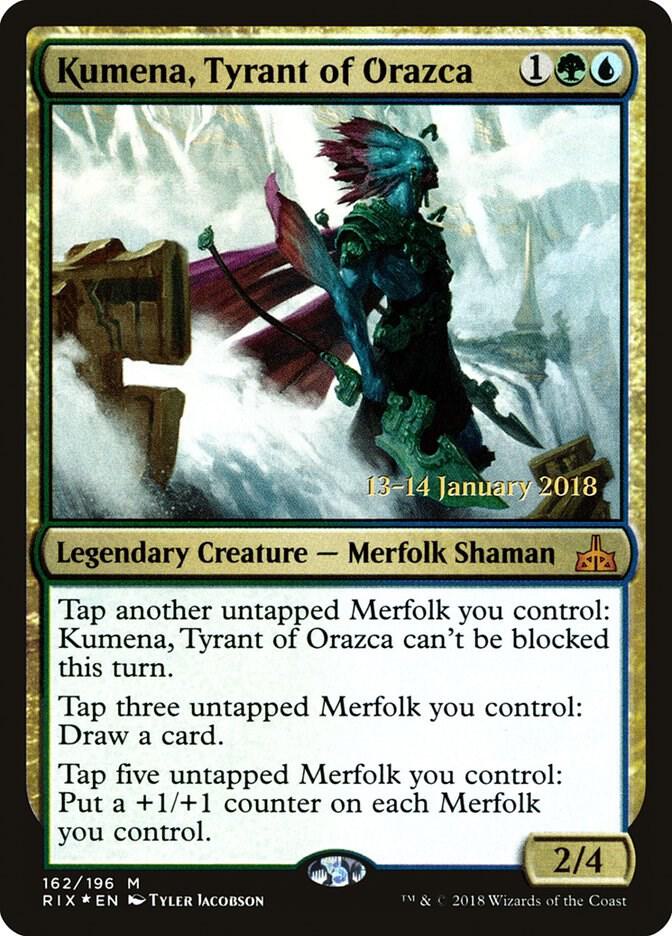 Kumena, Tyrant of Orazca [Prerelease Cards] 162