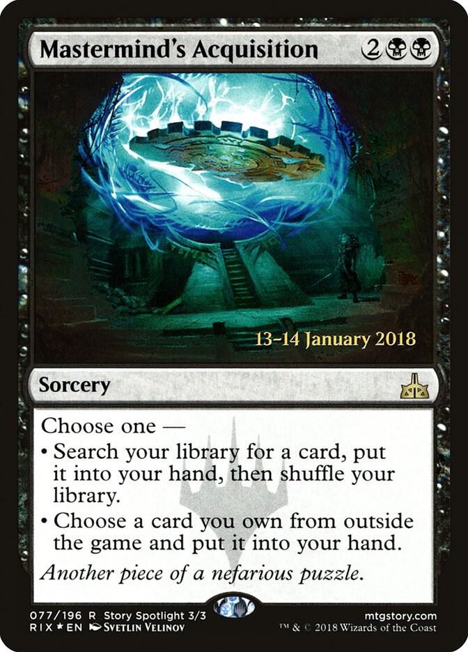 Mastermind's Acquisition [Prerelease Cards] 77