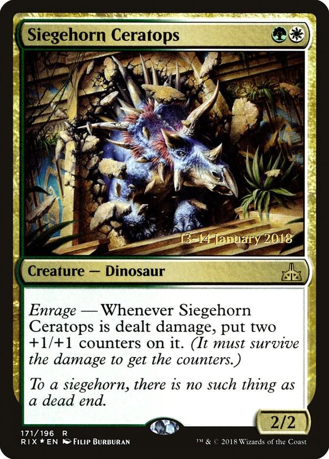 Siegehorn Ceratops [Prerelease Cards] 171