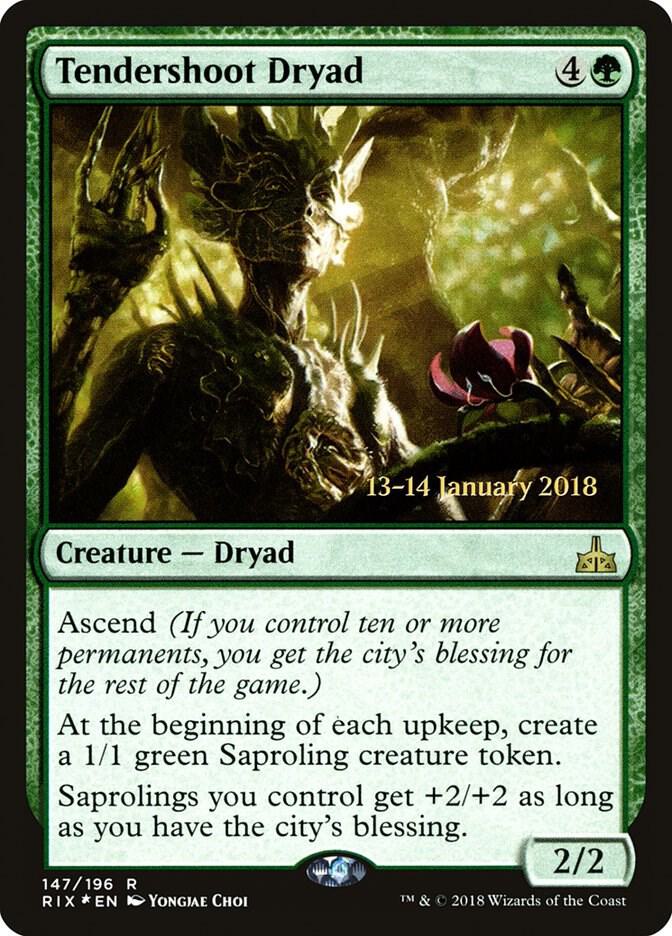 Tendershoot Dryad [Prerelease Cards] 147