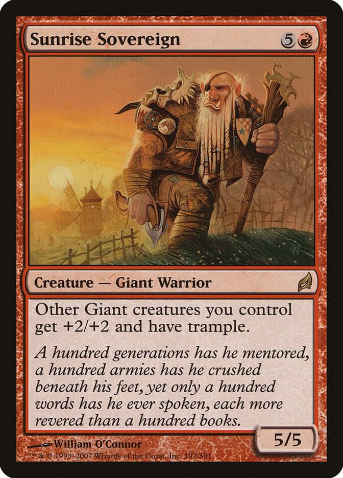 Sunrise Sovereign [Lorwyn] 192