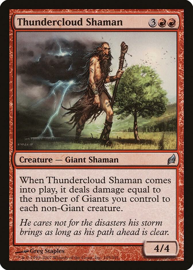 Thundercloud Shaman [Lorwyn] 195