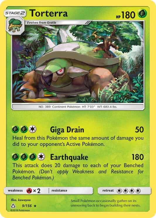 Torterra [SM - Ultra Prism] 9/156