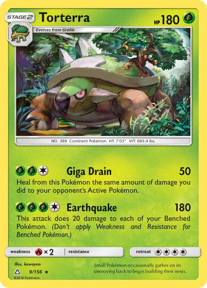 Torterra [SM - Ultra Prism] 9/156