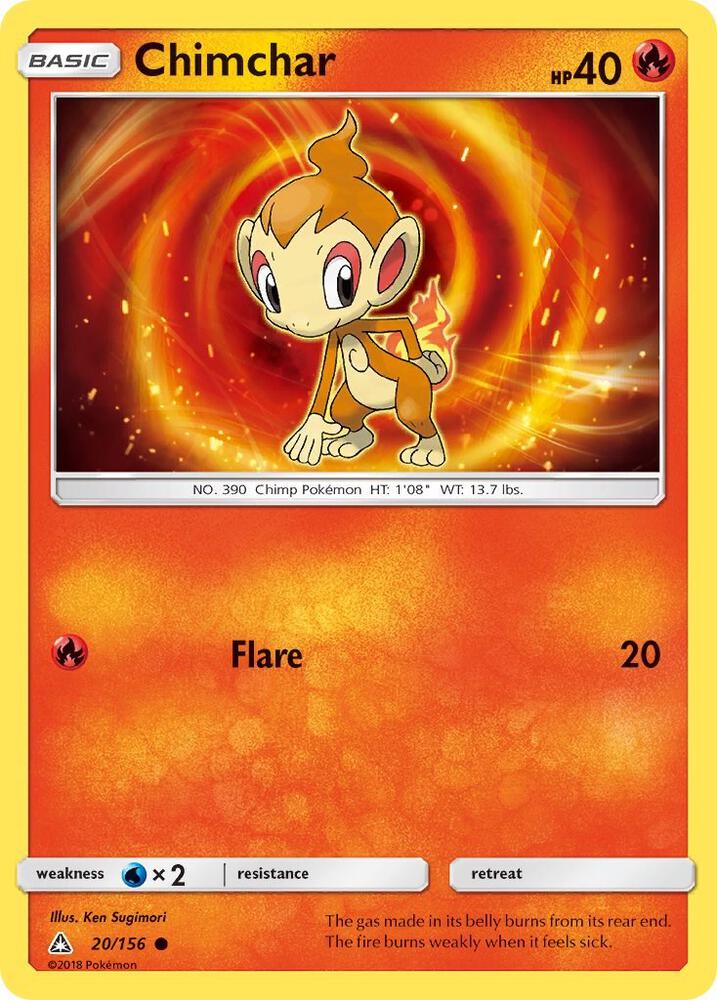 Chimchar (20) [SM - Ultra Prism] 20/156