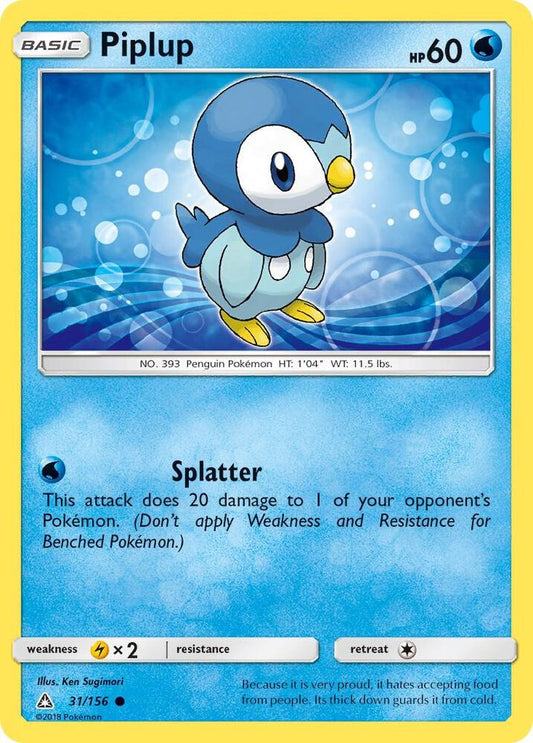 Piplup (31) [SM - Ultra Prism] 31/156