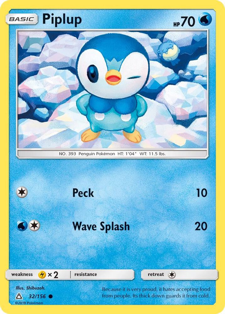 Piplup (32) [SM - Ultra Prism] 32/156