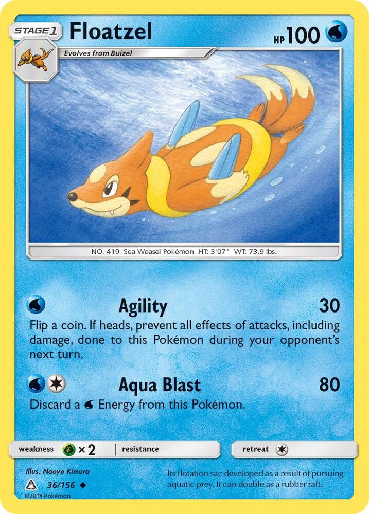 Floatzel [SM - Ultra Prism] 36/156