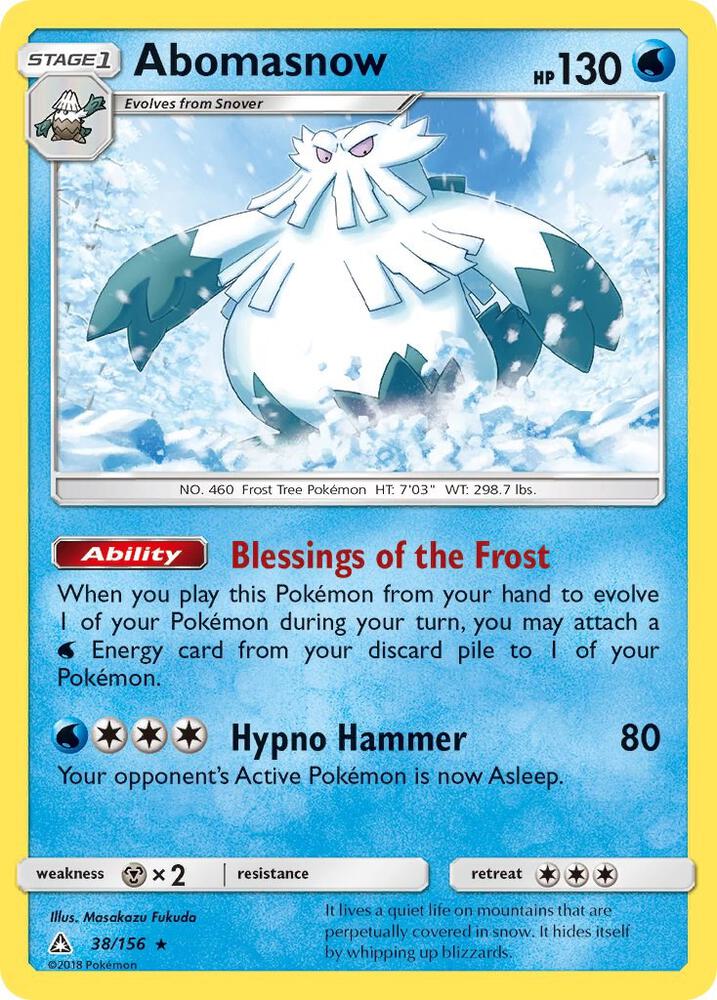 Abomasnow [SM - Ultra Prism] 38/156