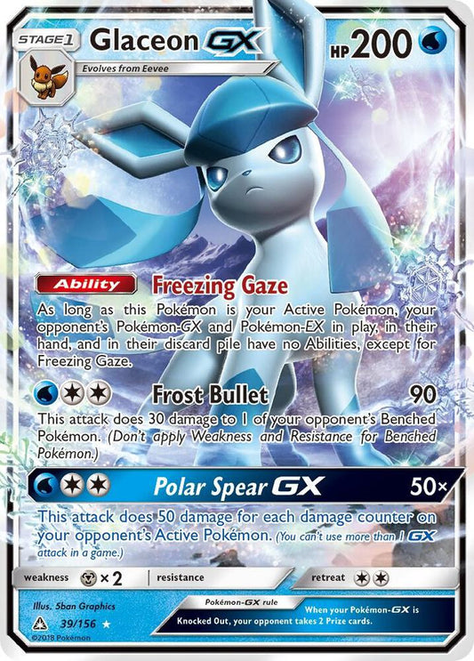 Glaceon GX [SM - Ultra Prism] 39/156