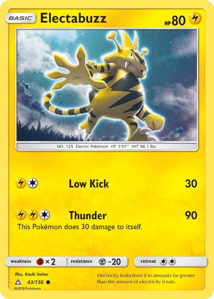 Electabuzz [SM - Ultra Prism] 43/156