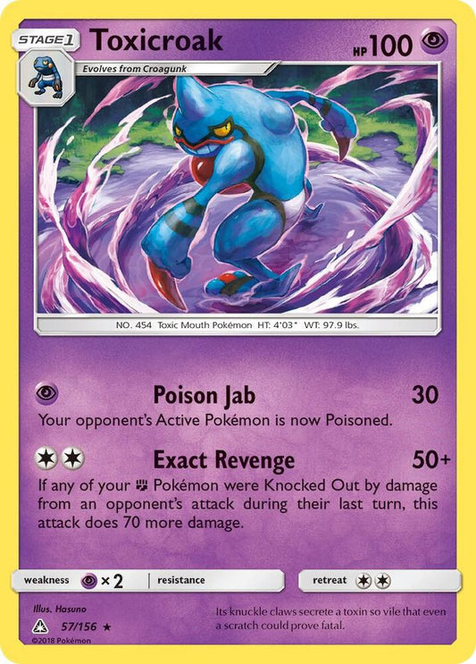 Toxicroak [SM - Ultra Prism] 57/156
