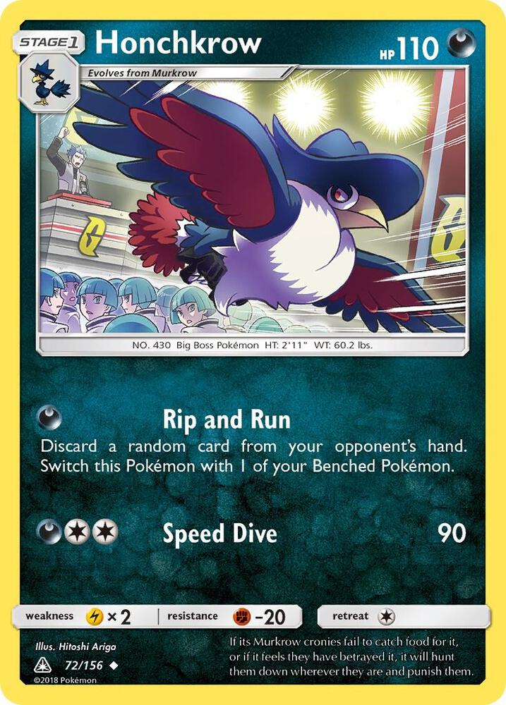 Honchkrow [SM - Ultra Prism] 72/156