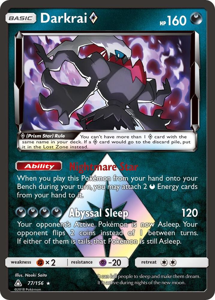 Darkrai Prism Star [SM - Ultra Prism] 77/156