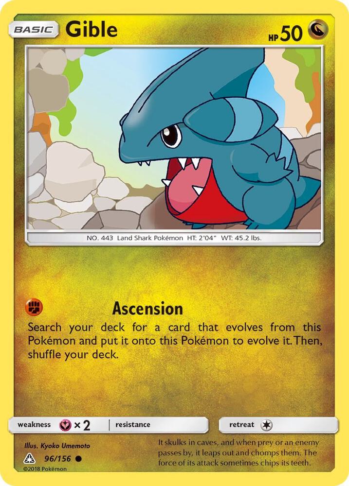 Gible (96) [SM - Ultra Prism] 96/156