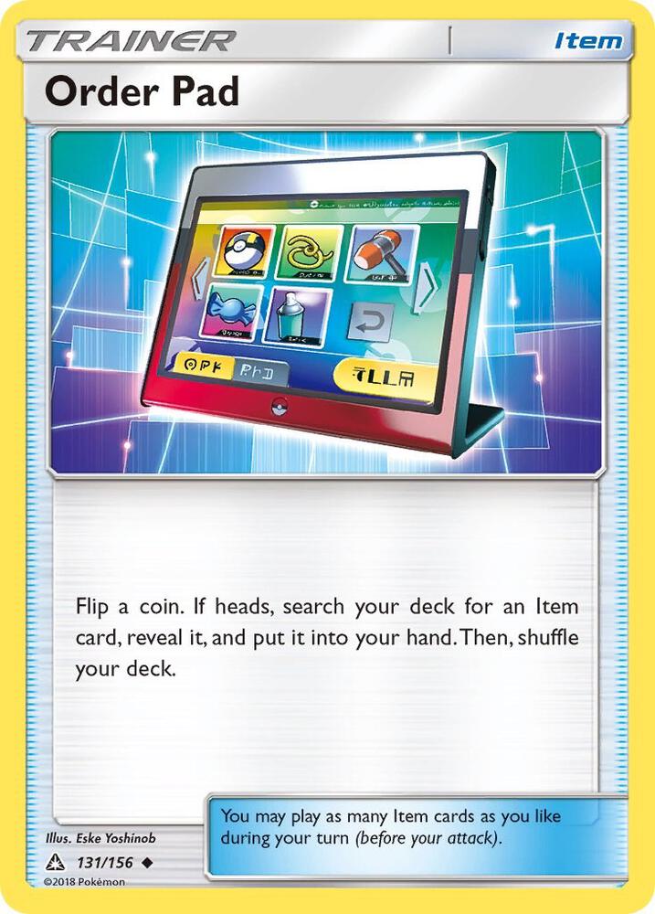 Order Pad [SM - Ultra Prism] 131/156