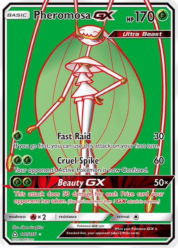 Pheromosa GX (Full Art) [SM - Ultra Prism] 140/156