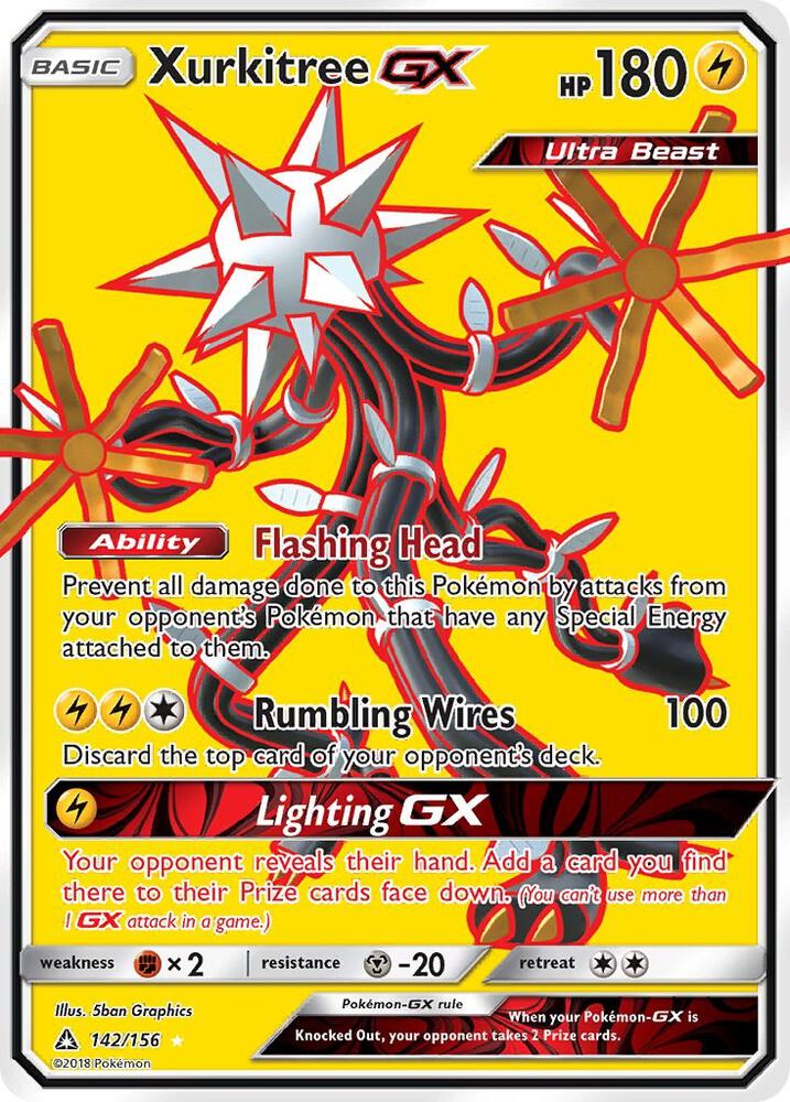 Xurkitree GX (Full Art) [SM - Ultra Prism] 142/156