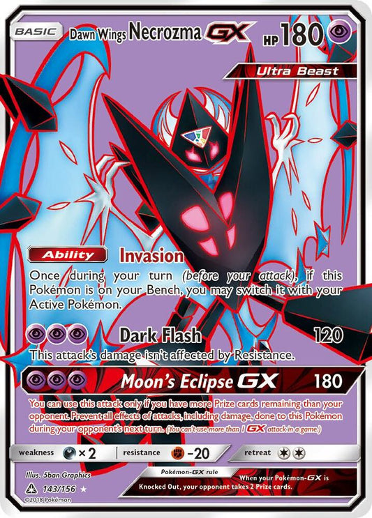 Dawn Wings Necrozma GX (Full Art) [SM - Ultra Prism] 143/156