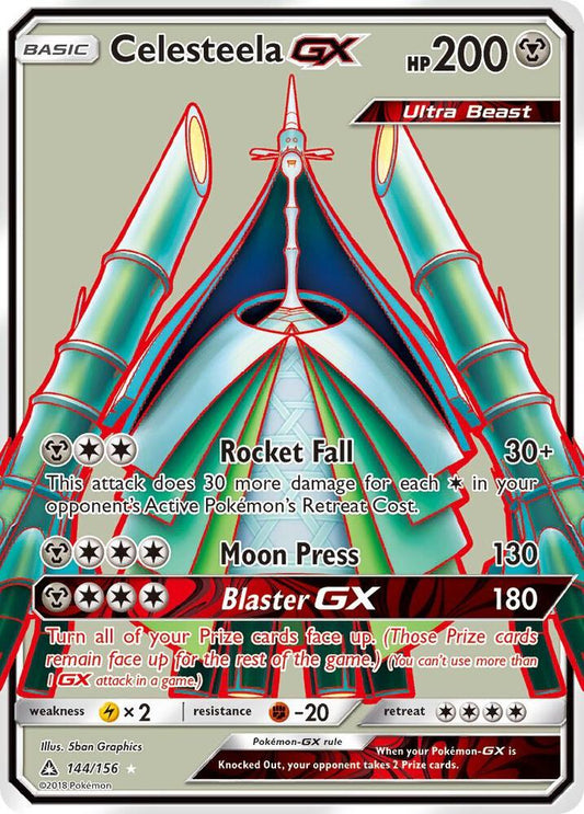 Celesteela GX (Full Art) [SM - Ultra Prism] 144/156