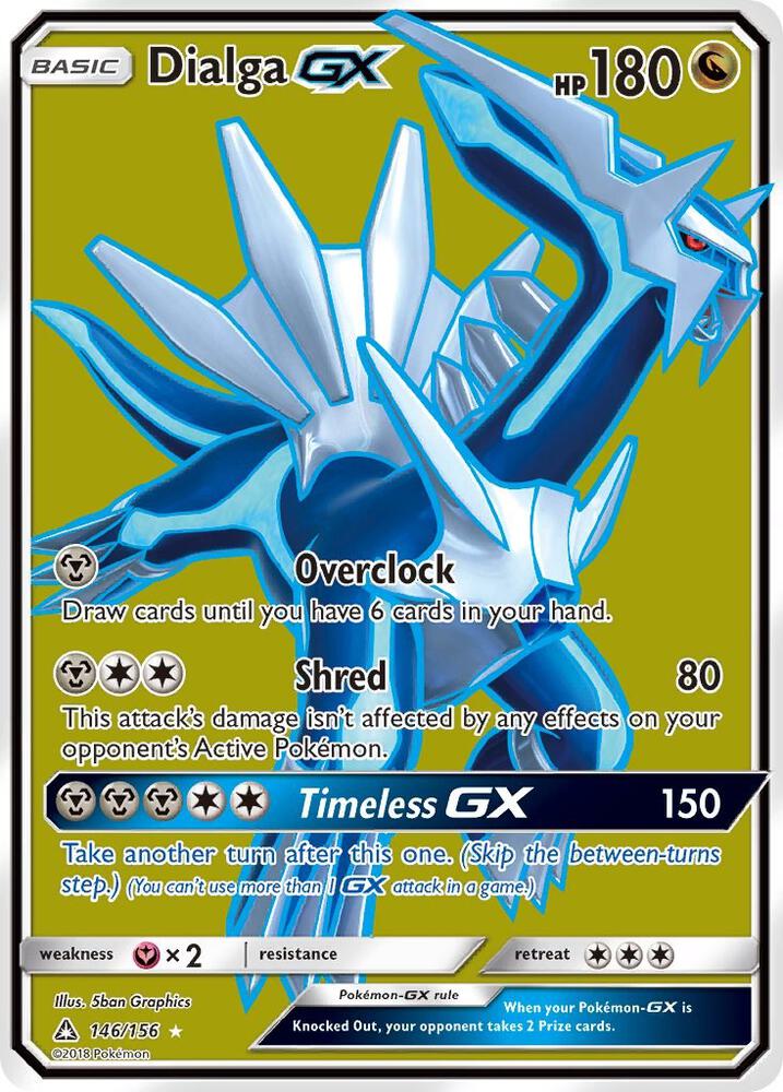 Dialga GX (Full Art) [SM - Ultra Prism] 146/156