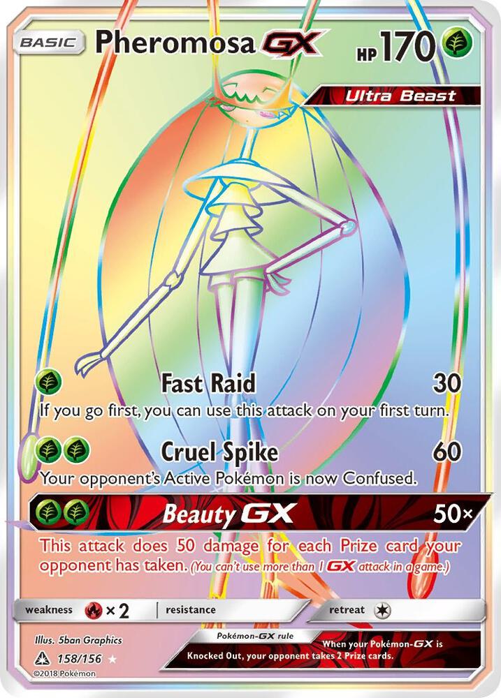 Pheromosa GX (Secret Rare) [SM - Ultra Prism] 158/156