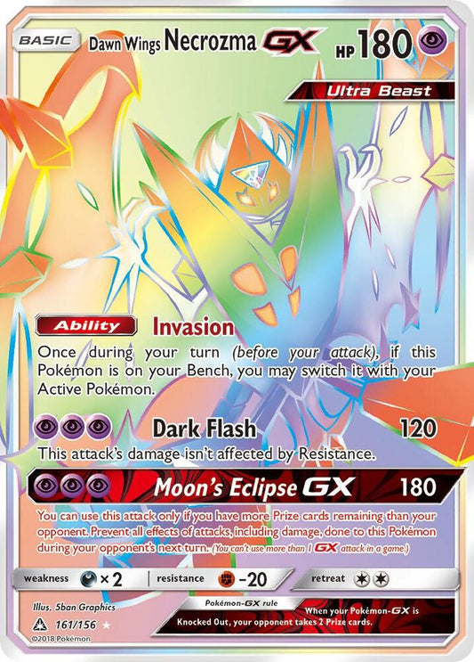 Dawn Wings Necrozma GX (Secret Rare) [SM - Ultra Prism] 161/156