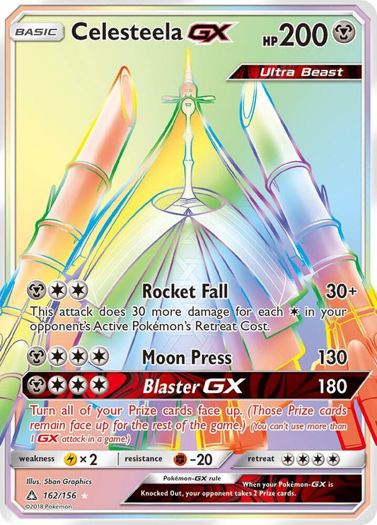 Celesteela GX (Secret Rare) [SM - Ultra Prism] 162/156