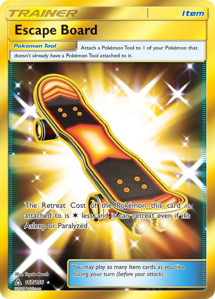 Escape Board (Secret Rare) [SM - Ultra Prism] 167/156