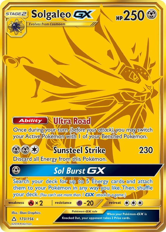 Solgaleo GX (Secret Rare) [SM - Ultra Prism] 173/156