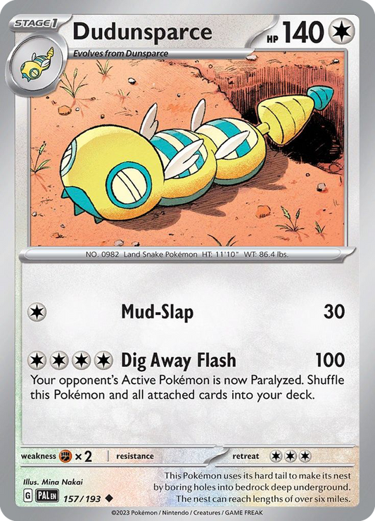 Dudunsparce - 157/193 Paldea Evolved