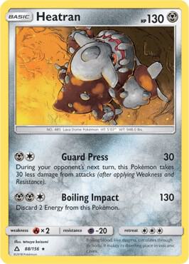 Heatran - 88/156 (Prerelease Kit Exclusive) [Deck Exclusives] 088/156