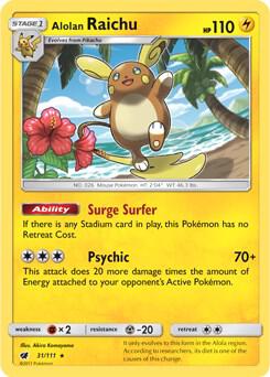 Alolan Raichu - 31/111 (SM Crimson Invasion) [Deck Exclusives] 031/111