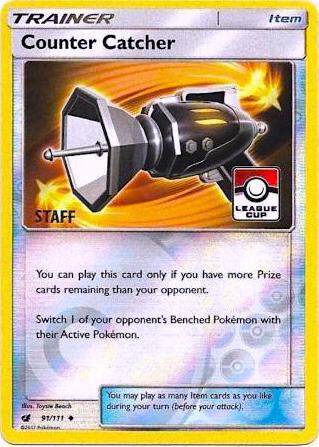 Counter Catcher - 91/111 (League Cup) [Staff] [League & Championship Cards] 091/111