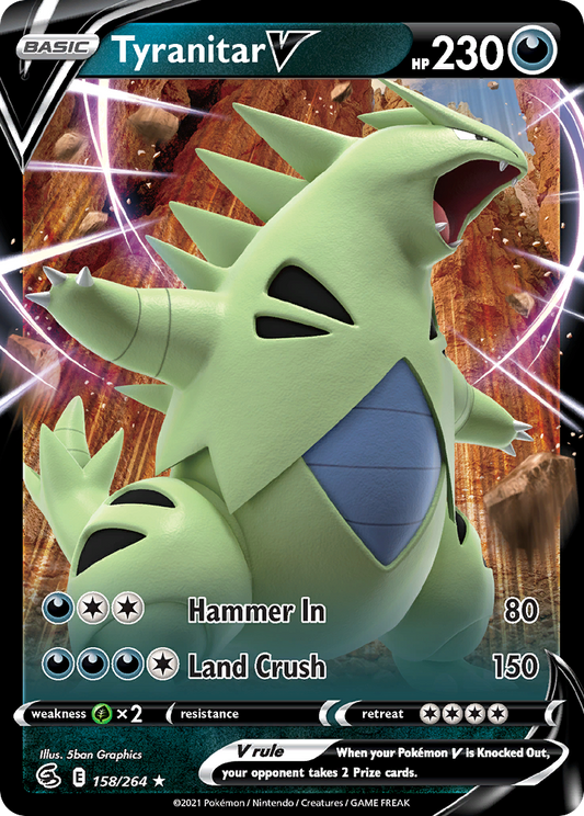 Tyranitar V - 158/264 Fusion Strike