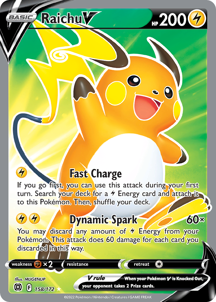 Raichu V - 158/172 Brilliant Stars