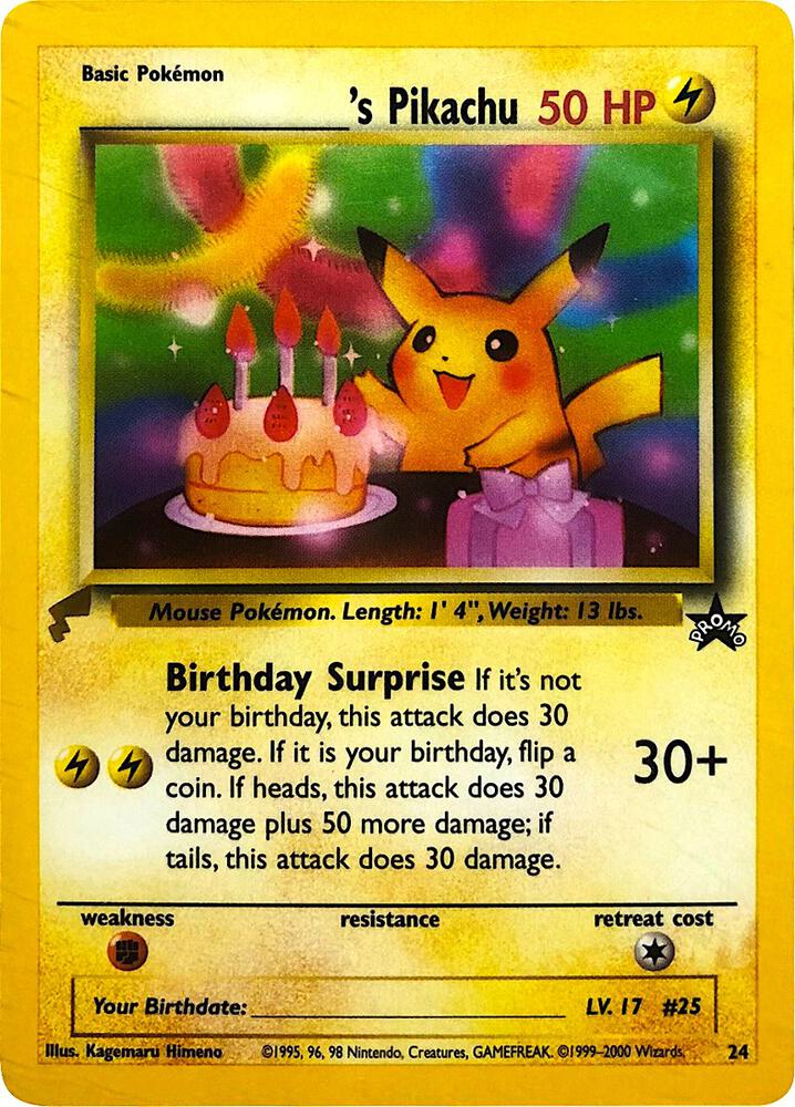 ______'s Pikachu [Pikachu World Collection Promos] 24