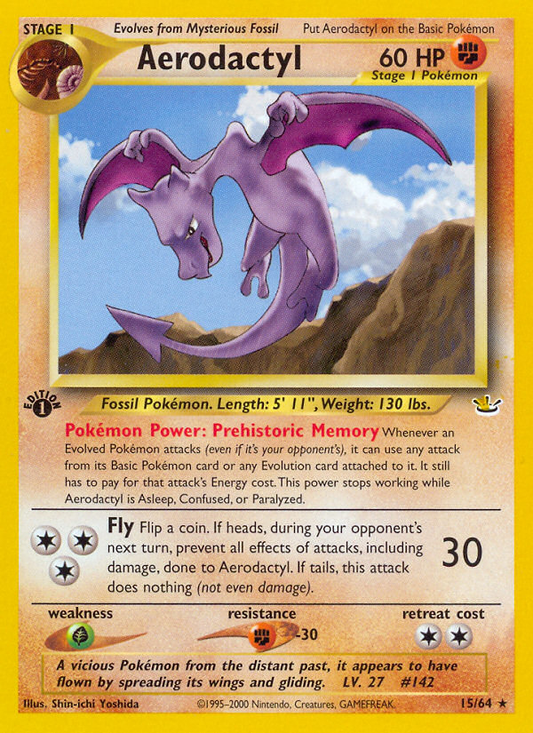 Aerodactyl - 15/64 Neo Revelation