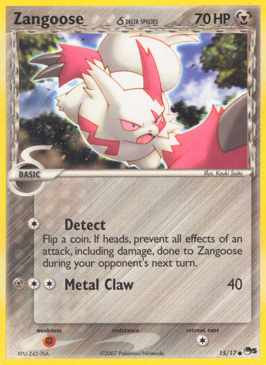 Zangoose δ - 15/17 POP Series 5