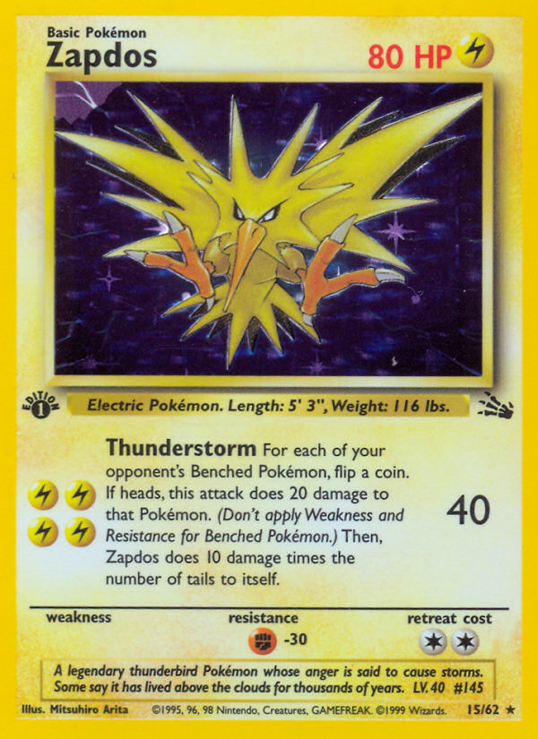 Zapdos - 15/62 Fossil