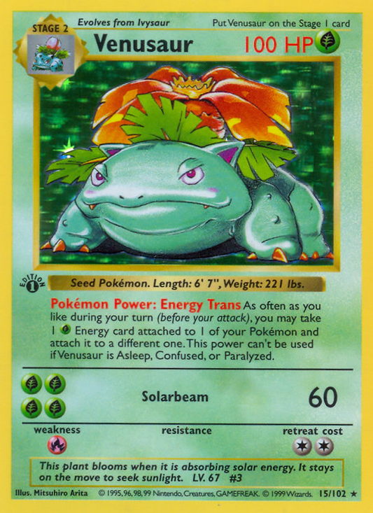 Venusaur - 15/102 Base